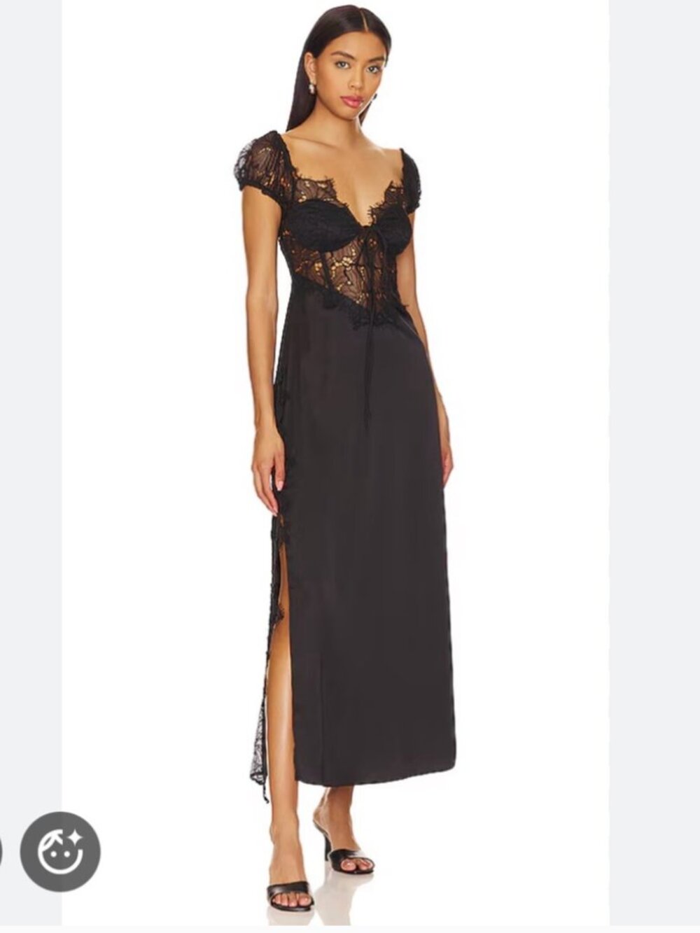 For Love & Lemons Casey Maxi Dress M